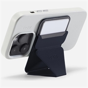 Moft x Movas Snap-On MagSafe-tegnebog og telefonholder - marineblå