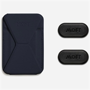 Moft x Movas Snap-On MagSafe-tegnebog og telefonholder - marineblå