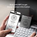 Momax BR18 PinCard Ultra Mini UWB-tracker til iOS - Apple Find My - Sort