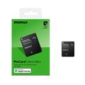 Momax BR18 PinCard Ultra Mini UWB-tracker til iOS - Apple Find My - Sort