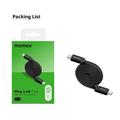 Momax DC88 Mag.Link fladt magnetisk USB-C-kabel - 100W, 1m