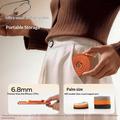 Momax DC88 Mag.Link fladt magnetisk USB-C-kabel - 100W, 1m - orange