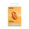 Momax PinBuzz genopladelig personlig sikkerhedsalarm - Apple Find My compatible - Orange
