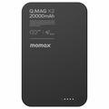 Momax Q.Mag X2 20000mAh magnetisk trådløs powerbank - sort