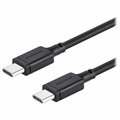 Momax Zero DC16 USB-C / USB-C Kabel - 1m - Sort