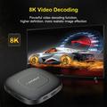 Mortal T1 4K Android TV streaming box - Smart TV boks - 2GB/8GB - Sort