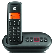 Motorola E211 DECT-trådløs telefon med digital telefonsvarer - sort