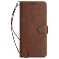 Motorola Edge (2024) Pung Taske med Magnetisk Lukning - Brun