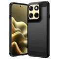 Motorola Edge (2026) Børstet TPU Cover - Karbonfiber