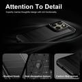Motorola Edge (2026) Børstet TPU Cover - Karbonfiber - Sort