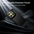 Motorola Edge (2026) Børstet TPU Cover - Karbonfiber - Sort