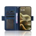 Motorola Edge (2026) Kortholder Pung Etui - Blå
