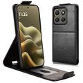 Motorola Edge (2026) lodret flip-etui med stativ - sort