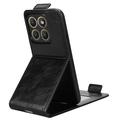 Motorola Edge (2026) lodret flip-etui med stativ - sort