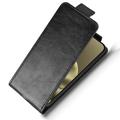 Motorola Edge (2026) lodret flip-etui med stativ - sort