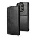 Motorola Edge (2026) lodret flip-etui med stativ - sort