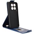 Motorola Edge (2026) lodret flip-etui med stativ - mørkeblå