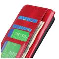 Motorola Edge 30 Neo Pung med Magnetisk Lukning - Rød
