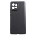 Motorola Edge 40 Pro/Moto X40 Anti-Fingeraftryk Mat TPU Cover - Sort