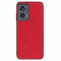 Motorola Edge 50 Fusion Dækket Hybrid Cover - Rød