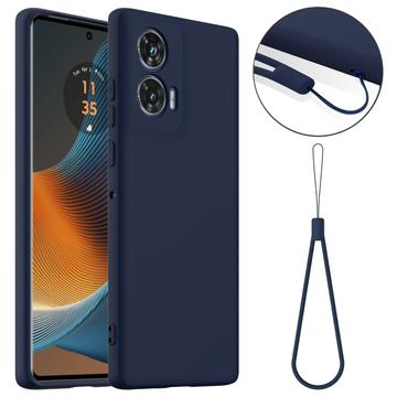 Motorola Edge 50 Fusion/G96 Liquid Silikone Cover - MagSafe Kompatibel - Mørkeblå