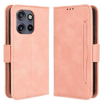 Motorola Edge 50 Neo/Moto S50 Kortholder Pung Etui - Pink