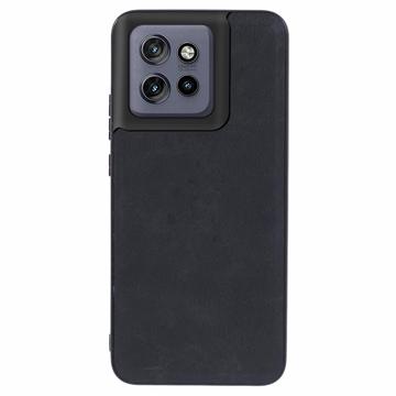Motorola Edge 50 Neo Dækket Hybrid Cover - Sort