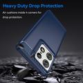 Motorola Edge 50 Pro Børstet TPU Cover - Karbonfiber