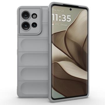 Motorola Edge 50 Rugged TPU Cover - Lysegrå