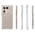 Motorola Edge 50 Ultra/Moto X50 Ultra Stødsikkert TPU Cover - Gennemsigtig