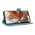 Motorola Edge 50 Ultra/Moto X50 Ultra Pung med Magnetisk Lukning - babyblå