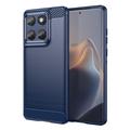 Motorola Edge 60/60 Fusion Børstet TPU Cover - Karbonfiber