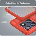 Motorola Edge 60/60 Fusion Børstet TPU Cover - Karbonfiber