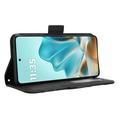 Motorola Edge 60/60 Fusion Kortholder Pung Etui - Sort