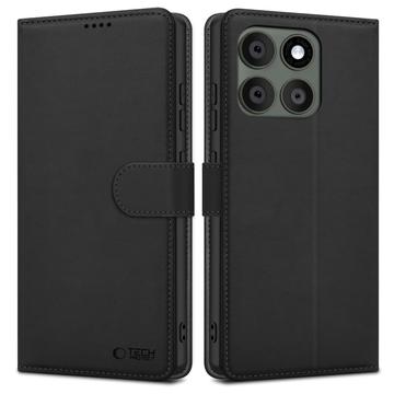 Motorola Edge 60 Pro Tech-Protect Pungetui med Magnet og Stativ - Sort