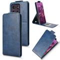 Motorola Edge 60 Pro lodret flip-etui med stativ