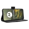 Motorola Edge 70 Kortholder Pung Etui - Sort