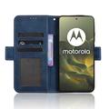 Motorola Edge 70 Kortholder Pung Etui - Blå