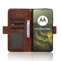 Motorola Edge 70 Kortholder Pung Etui - Brun