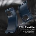 Motorola Edge 70 Fusion/70 Fusion+ Børstet TPU Cover - Karbonfiber - blå
