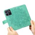 Motorola Edge 70 Fusion/70 Fusion+ Mandala Series Etui med Pung - Grøn