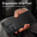 Motorola Edge 70 Max/Lenovo Legion Y70 (2026) Børstet TPU Cover - Karbonfiber