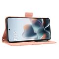 Motorola Edge 70 Max Kortholder Pung Etui - Pink