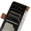 Motorola Edge 70 Max Crocodile Series Læderpung med RFID