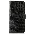 Motorola Edge 70 Max Crocodile Series Læderpung med RFID