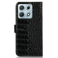 Motorola Edge 70 Max Crocodile Series Læderpung med RFID