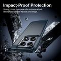 Motorola Edge 70 Pro Børstet TPU Cover - Karbonfiber - blå