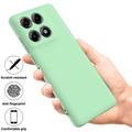 Motorola Edge 70 Pro Flydende silikone cover med håndrem - Grøn