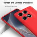 Motorola Edge 70 Pro Flydende silikone cover med håndrem - Rød