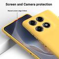 Motorola Edge 70 Pro Flydende silikone cover med håndrem - Gul